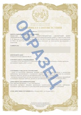 Образец Сертификат СТО 01.064.00220722.2-2020 Сковородино Сертификат СТО 01.064.00220722.2-2020 